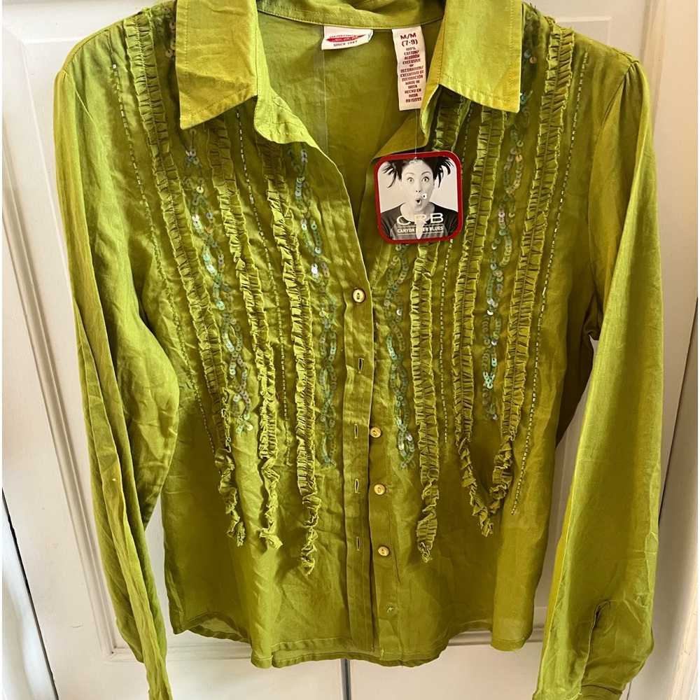 Canyon River Blues blouse